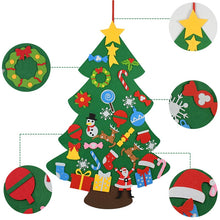 Load image into Gallery viewer, Kids DIY Felt Christmas Tree Christmas Decoration for Home 2021 - GoHappyShopin