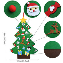 Load image into Gallery viewer, Kids DIY Felt Christmas Tree Christmas Decoration for Home 2021 - GoHappyShopin