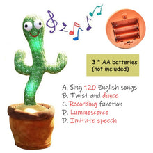 Load image into Gallery viewer, Christmas Gifts Dancing Cactus Electron Plush Toy - GoHappyShopin