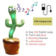 Load image into Gallery viewer, Christmas Gifts Dancing Cactus Electron Plush Toy - GoHappyShopin