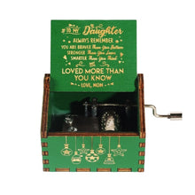 Load image into Gallery viewer, Merry Christmas Wooden Hand Crank Music Box - GoHappyShopin