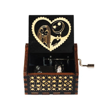 Load image into Gallery viewer, Merry Christmas Wooden Hand Crank Music Box - GoHappyShopin