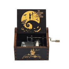 Load image into Gallery viewer, Merry Christmas Wooden Hand Crank Music Box - GoHappyShopin