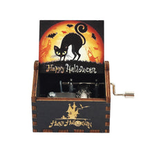 Load image into Gallery viewer, Merry Christmas Wooden Hand Crank Music Box - GoHappyShopin