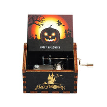 Load image into Gallery viewer, Merry Christmas Wooden Hand Crank Music Box - GoHappyShopin