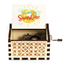 Load image into Gallery viewer, Merry Christmas Wooden Hand Crank Music Box - GoHappyShopin