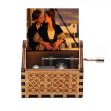Load image into Gallery viewer, Merry Christmas Wooden Hand Crank Music Box - GoHappyShopin