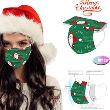 Load image into Gallery viewer, 10pcs Christmas Mask Christmas Decoration For Home Merry Christmas Gifts - GoHappyShopin