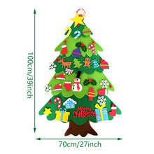 Load image into Gallery viewer, DIY Felt Christmas Tree Merry Christmas Decorations Gifts - GoHappyShopin