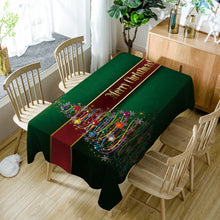 Load image into Gallery viewer, Europe style Polyester Colorful Christmas Tablecloth - GoHappyShopin