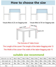 Load image into Gallery viewer, Europe style Polyester Colorful Christmas Tablecloth - GoHappyShopin