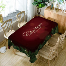 Load image into Gallery viewer, Europe style Polyester Colorful Christmas Tablecloth - GoHappyShopin