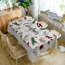 Load image into Gallery viewer, European New Year 3D Christmas Tablecloth Washable Dustproof - GoHappyShopin