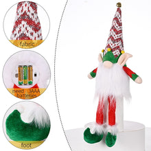 Load image into Gallery viewer, Glowing Gnome Christmas Faceless Doll Decoration New Year 2022 - GoHappyShopin
