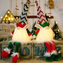 Load image into Gallery viewer, Glowing Gnome Christmas Faceless Doll Decoration New Year 2022 - GoHappyShopin