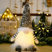Load image into Gallery viewer, Glowing Gnome Christmas Faceless Doll Decoration New Year 2022 - GoHappyShopin
