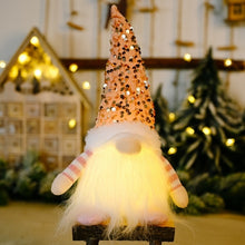 Load image into Gallery viewer, Glowing Gnome Christmas Faceless Doll Decoration New Year 2022 - GoHappyShopin