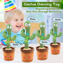 Load image into Gallery viewer, Funny Dancing Cactus Electron Plush Toy with Christmas Music - GoHappyShopin
