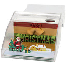 Load image into Gallery viewer, Creative 3D Notepads Sticky Gifts with Christmas designs - GoHappyShopin