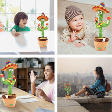 Load image into Gallery viewer, Christmas Gifts Dancing Cactus Electron Plush Toy - GoHappyShopin