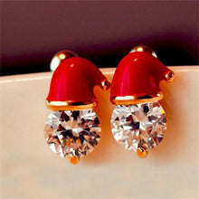 Load image into Gallery viewer, Fashion CrystalSanta Claus Earrings Christmas Jewelry Gifts - GoHappyShopin