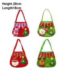 Load image into Gallery viewer, Cute Christmas Gifts Candy Bag Santa Sack Knitted Embroidery 2021 - GoHappyShopin