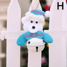 Load image into Gallery viewer, Merry Christmas Santa Claus Snowman Elk Bear with Bell Doll Home Decoration 2021 - GoHappyShopin