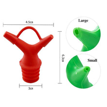 Load image into Gallery viewer, Double Head Bottle Mouth Stopper for Oil Sauce Deflector Kitchen Gadget - GoHappyShopin