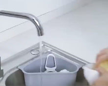 Load and play video in Gallery viewer, Multifunctional Corner Sink Drain Basket
