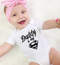 Load image into Gallery viewer, Newborn Cute Baby Boys Girls Clothes Daddy Is My Hero Sleepwear - GoHappyShopin
