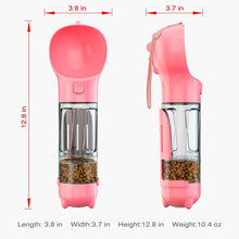 Load image into Gallery viewer, Multifunction Pet Dog Water Bottle For Cat Dogs Travel - GoHappyShopin
