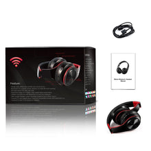 Load image into Gallery viewer, Vogue Wireless Bluetooth Stereo headset with Build-in MIC with 3.5mm jack For Xiaomi Samsung IPHONE - GoHappyShopin
