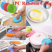 Load image into Gallery viewer, Creative Cleaning Tools Strong Decontamination Sponge Brush with Handle - GoHappyShopin
