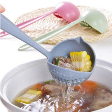 Load image into Gallery viewer, Hot Selling 2 in 1 Long Handle Soup Spoon Kitchen Scoop - GoHappyShopin
