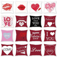 Load image into Gallery viewer, Decoration Heart Lover Cushion Cover - GoHappyShopin

