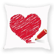Load image into Gallery viewer, Decoration Heart Lover Cushion Cover - GoHappyShopin
