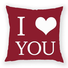 Load image into Gallery viewer, Decoration Heart Lover Cushion Cover - GoHappyShopin
