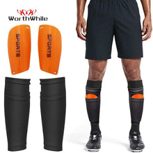 Load image into Gallery viewer, 1 Pair Football Shields Soccer Shin Guard Pads - GoHappyShopin
