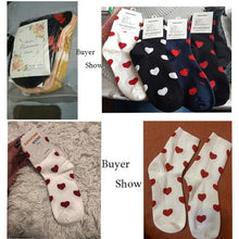 Load image into Gallery viewer, Women Socks Cute Love Heart - GoHappyShopin
