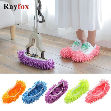Lazy Shoe Covers Clean Slipper Floor Dusting Cleaning Gadget Microfiber - GoHappyShopin