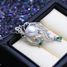 Load image into Gallery viewer, 925 Sterling Silver Luxury Phoenix Pendant Necklace - GoHappyShopin
