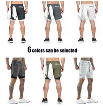 Load image into Gallery viewer, Running Men Shorts Sports Quick Dry - GoHappyShopin
