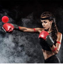 Load image into Gallery viewer, Kick Boxing Reflex Ball Head Band Fighting Speed - GoHappyShopin

