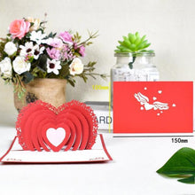 Load image into Gallery viewer, Valentines Day Gift Love 3D Pop-Up Postcard - GoHappyShopin
