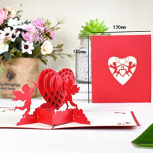 Load image into Gallery viewer, Valentines Day Gift Love 3D Pop-Up Postcard - GoHappyShopin
