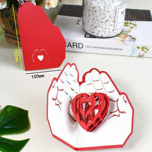 Load image into Gallery viewer, Valentines Day Gift Love 3D Pop-Up Postcard - GoHappyShopin

