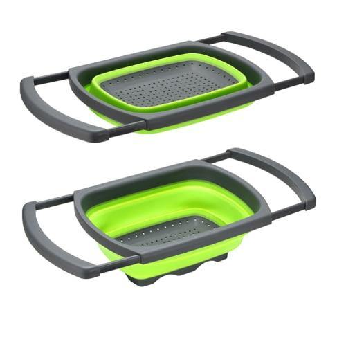 Vegetable Washing Foldable Strainer Basket - GoHappyShopin