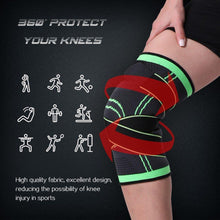 Load image into Gallery viewer, Sport Kneepad Pressurized Elastic Knee Pads - GoHappyShopin
