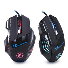 Load image into Gallery viewer, Wired Gaming Mouse 7 Button LED 5500 DPI USB With Backlight For PC Laptop - GoHappyShopin
