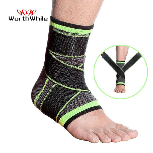 Sports Ankle Brace Compression Strap Sleeves - GoHappyShopin